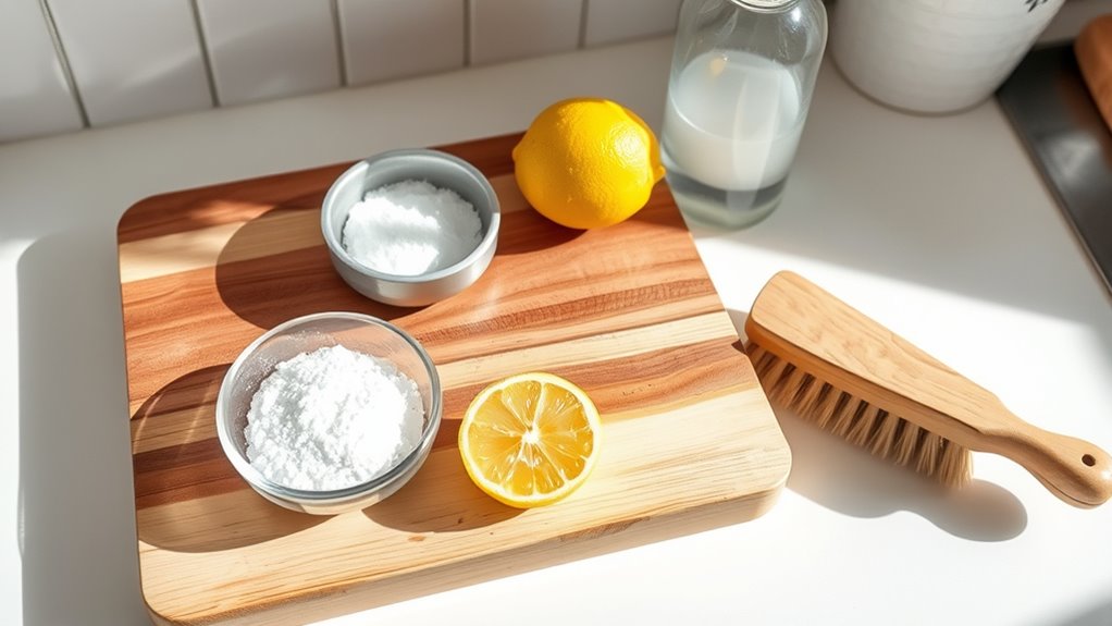 gather cleaning supplies beforehand