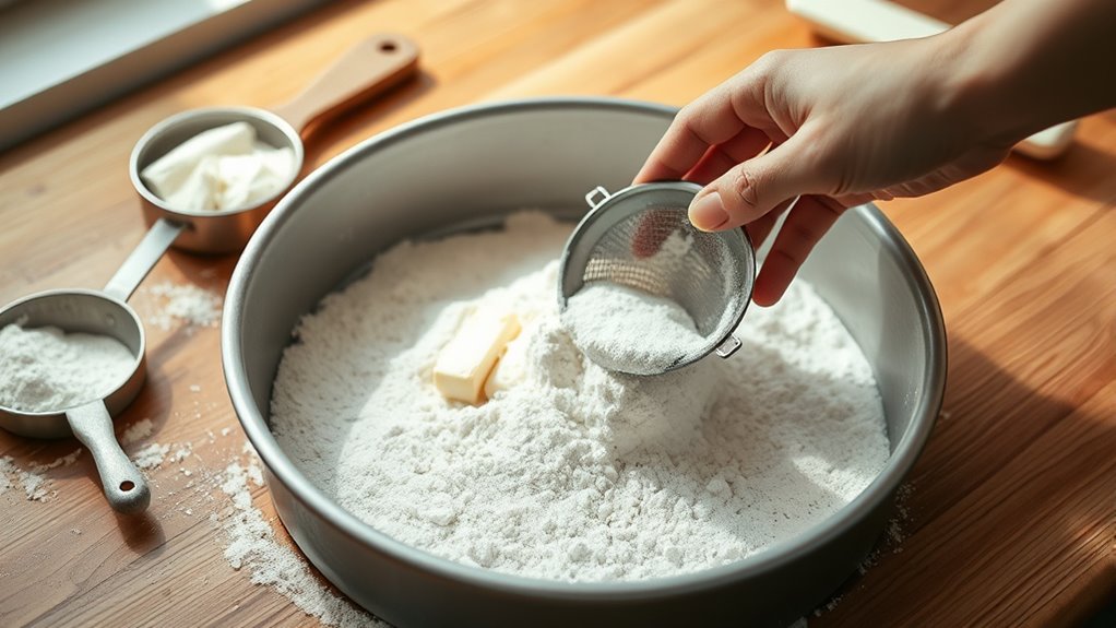 gather tools and flour