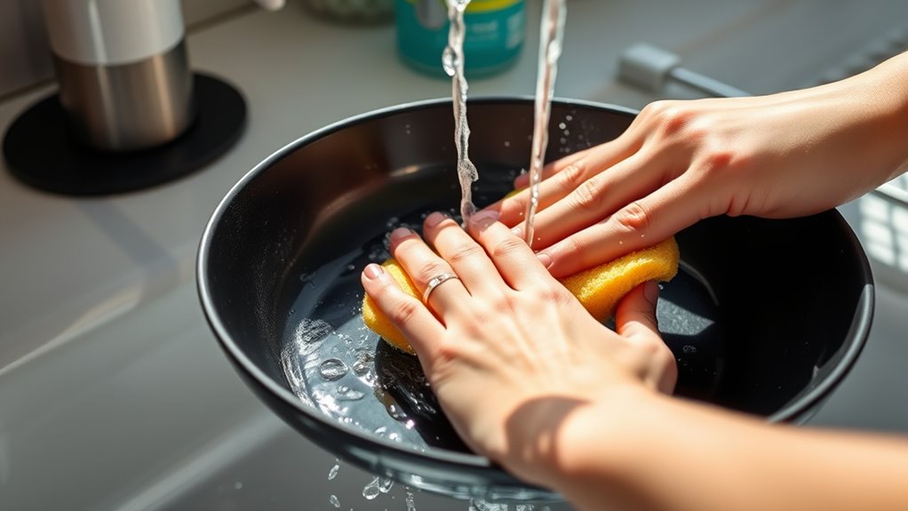 gentle cleaning for non stick