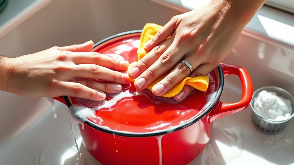 gentle cleaning with household ingredients