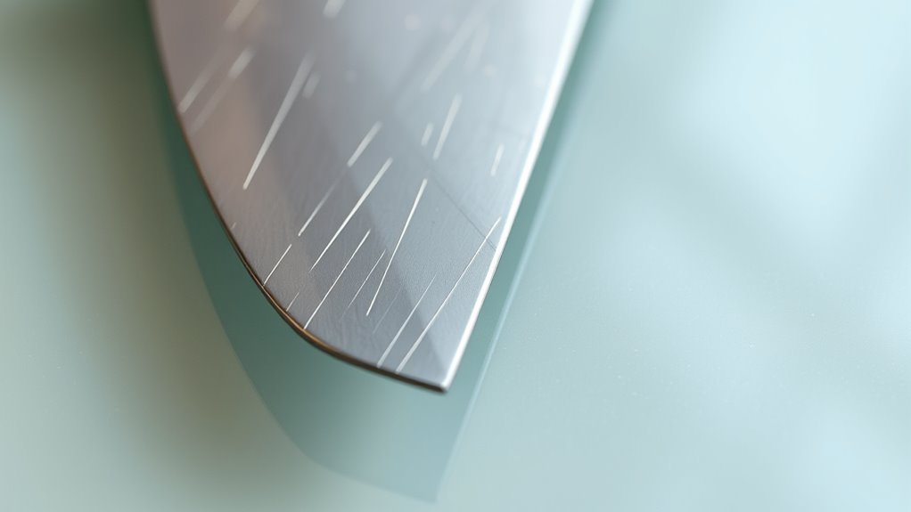 glass causes knife dulling
