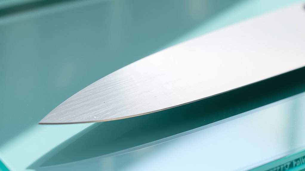 glass dulls knives quickly