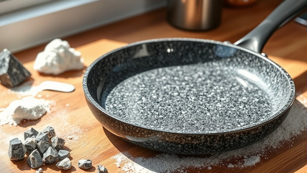 granite coated durable nonstick cookware
