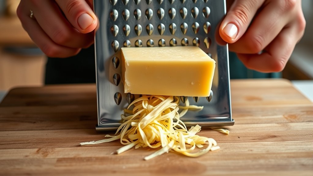 grate cheese safely easily