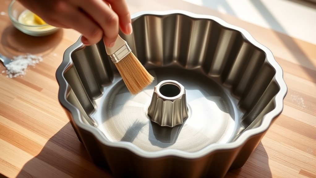grease and flour pan
