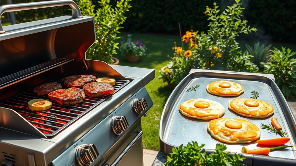 grill smoky griddle even