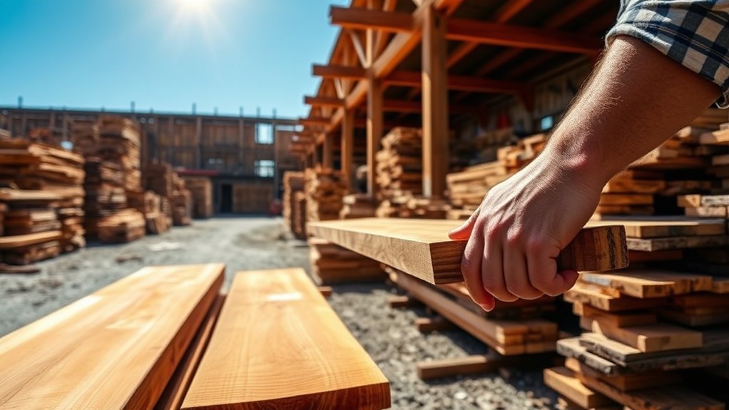 local lumberyards offer quality hardwoods