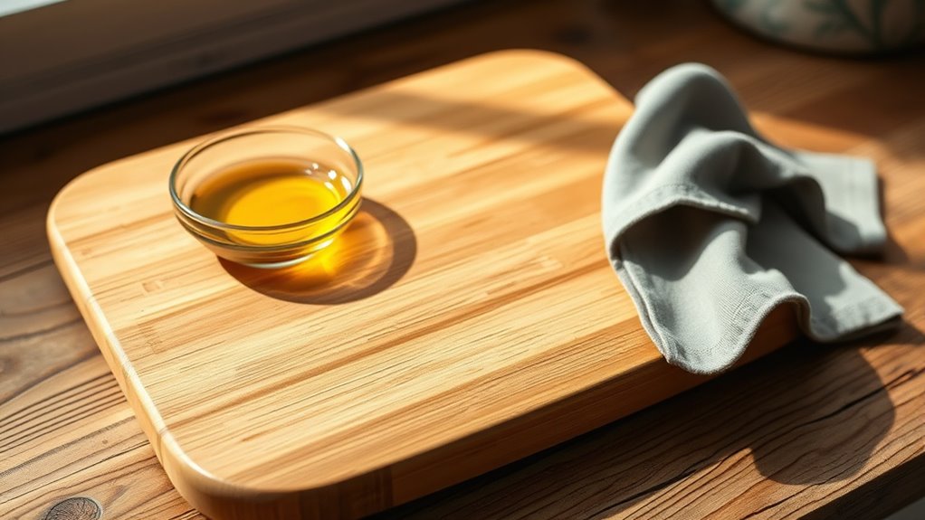maintain bamboo with oil