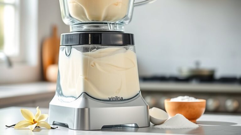making ice cream in blender
