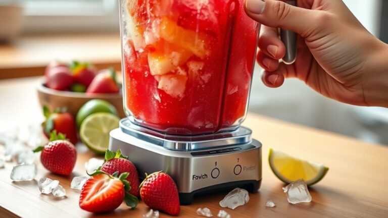 making icy blended drinks
