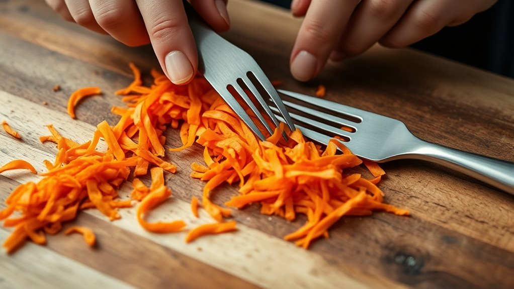 manual carrot grating methods