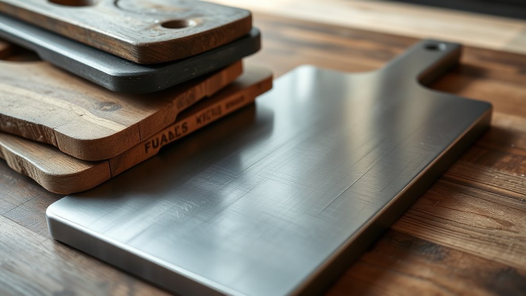metal boards outlast wood