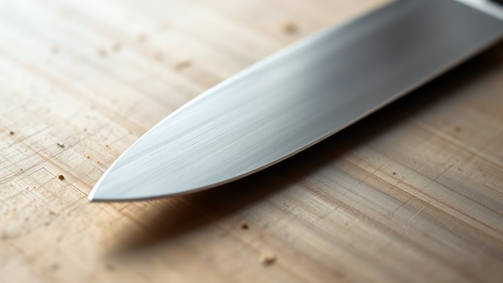 metal dulls knives faster