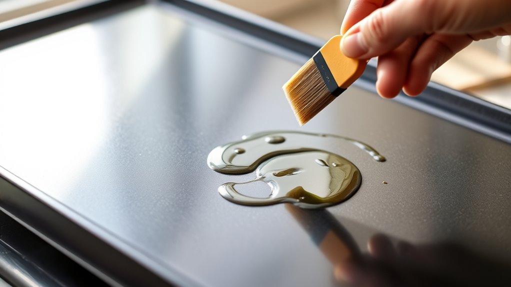 oil application before cooking