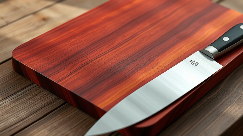 padauk suitable for cuttingboards