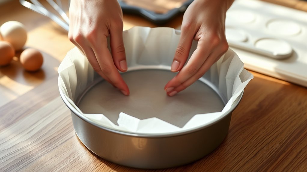 parchment prevents sticking ensures even baking