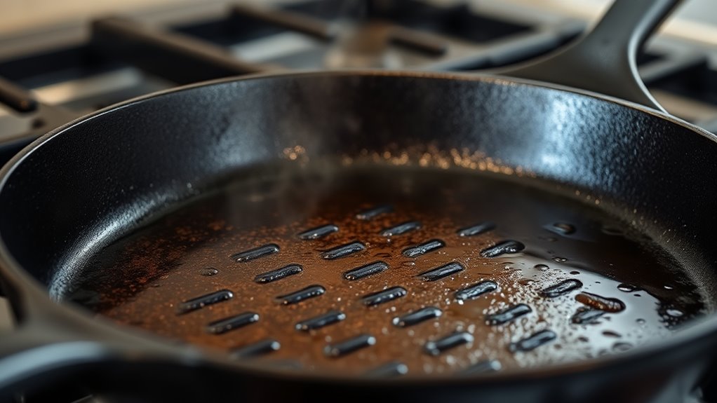 preheat pan thoroughly first