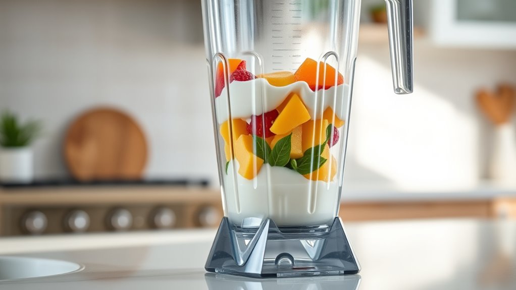 prepare blender for blending