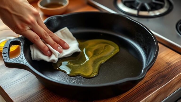 prepare clean oil bake