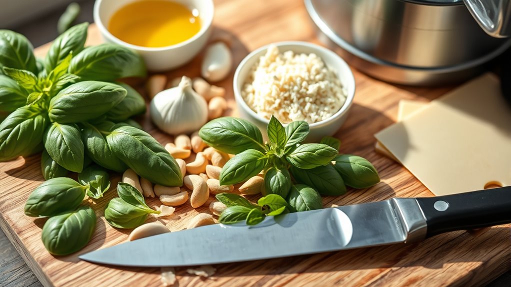 prepare ingredients for flavor
