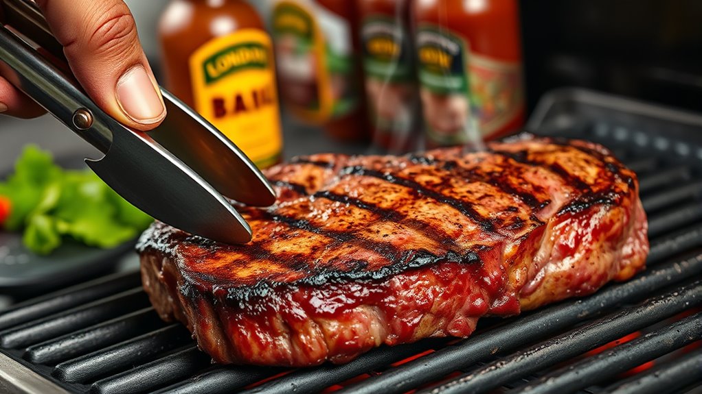 prepare marinate season sear