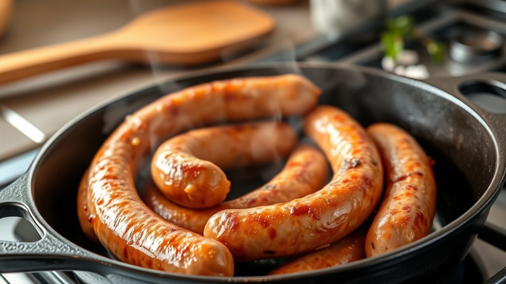 prepare sausage links properly