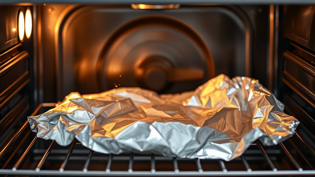 proper foil handling prevents sparks
