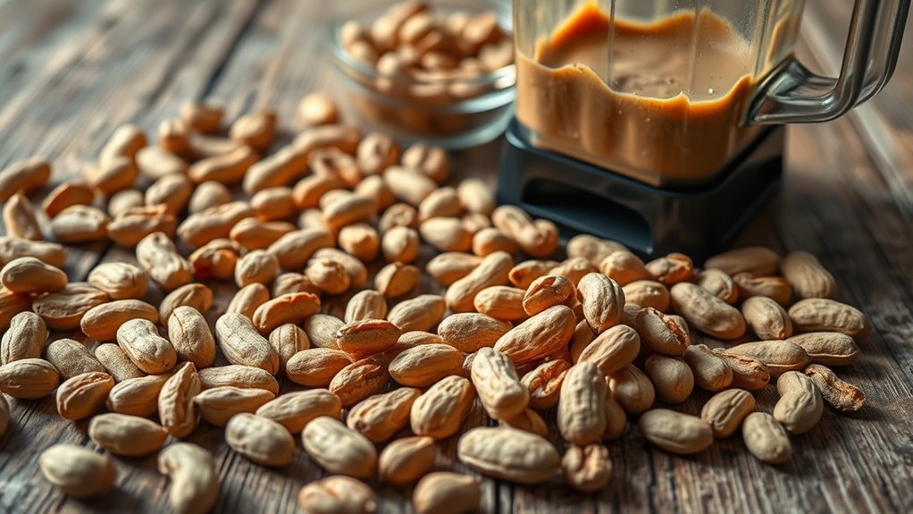 raw or roasted peanuts