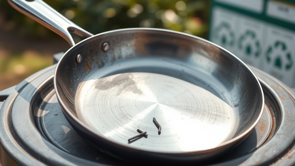 recycle cookware with caution