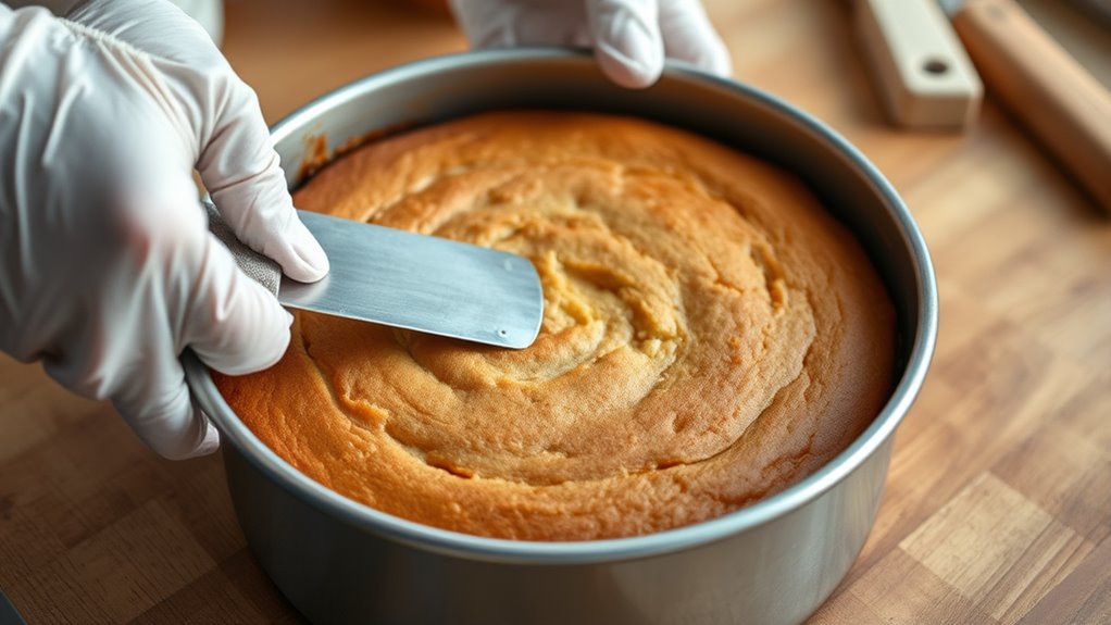 remove cake from pan