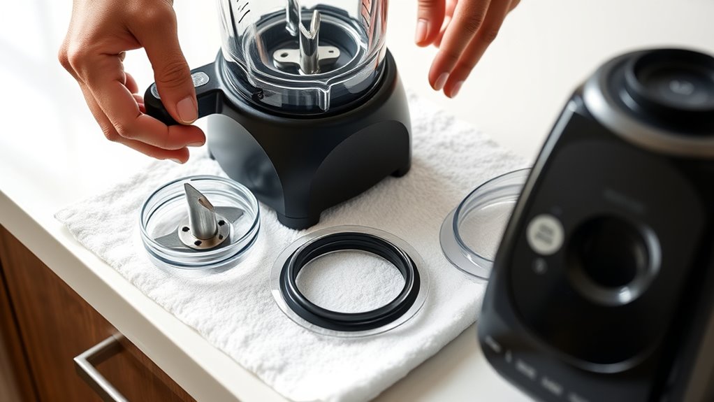 safe blender disassembly tips