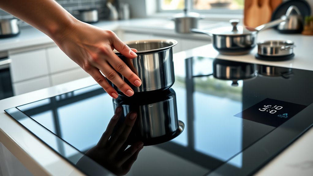 safe induction cooktop use