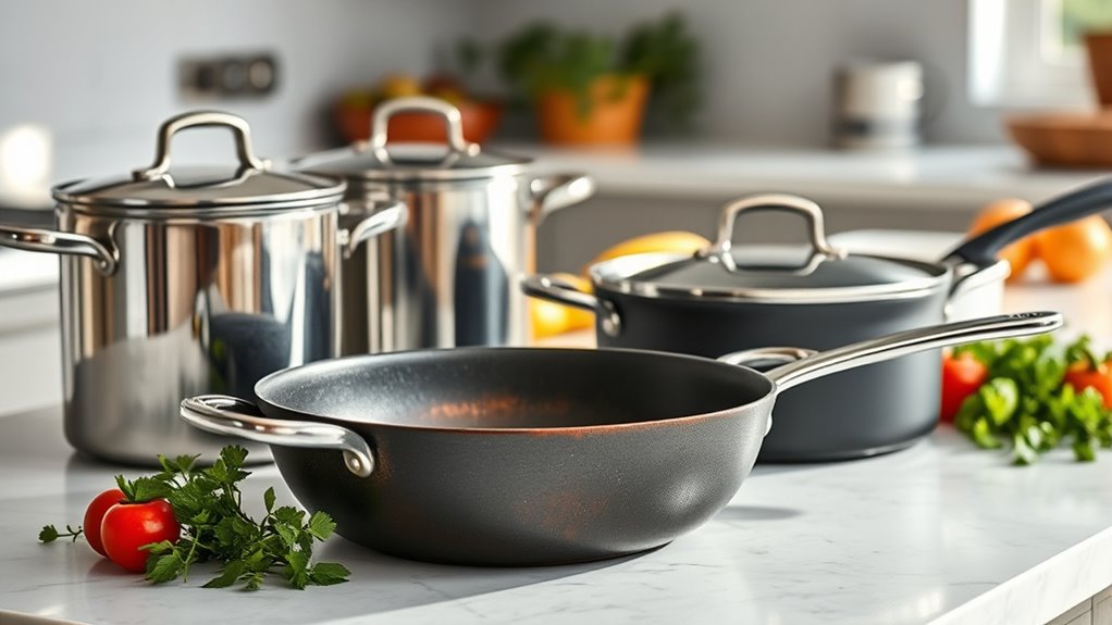 safe inert chemical free cookware