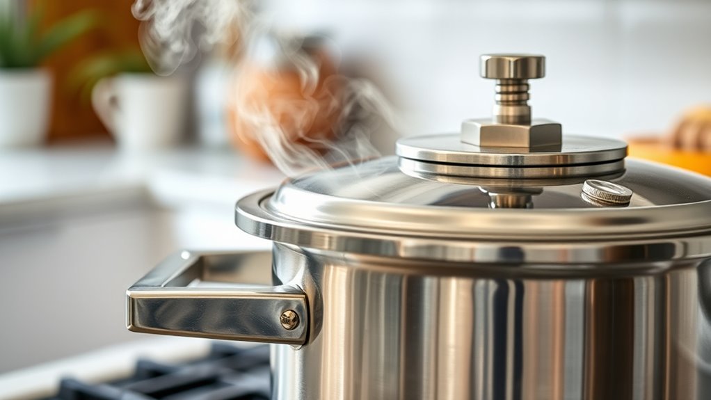 sealed steam cooking environment