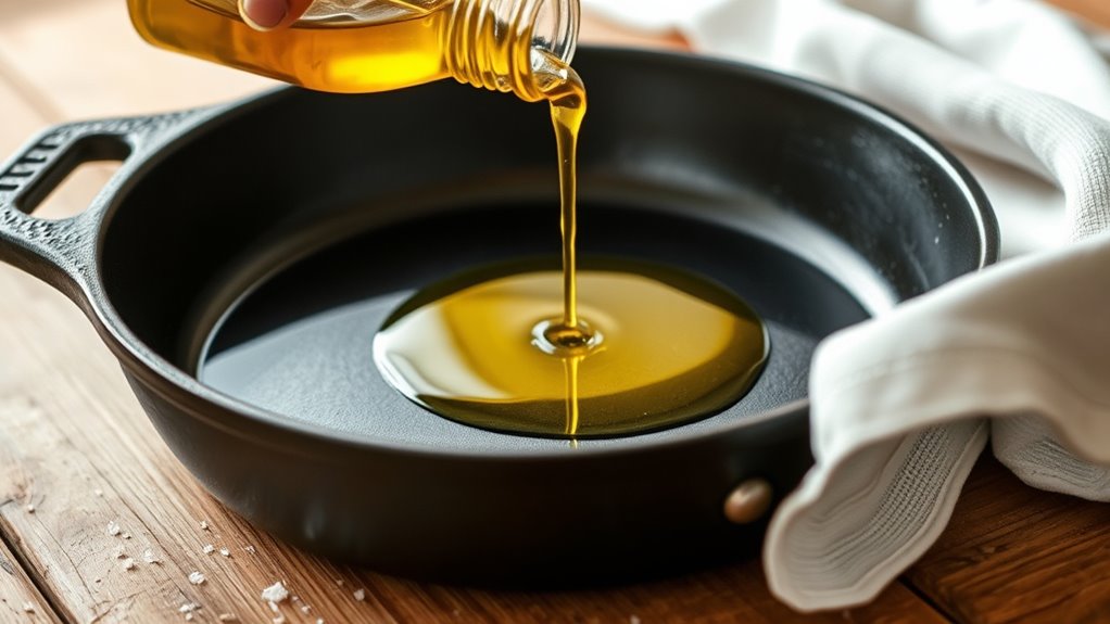 season and maintain skillet