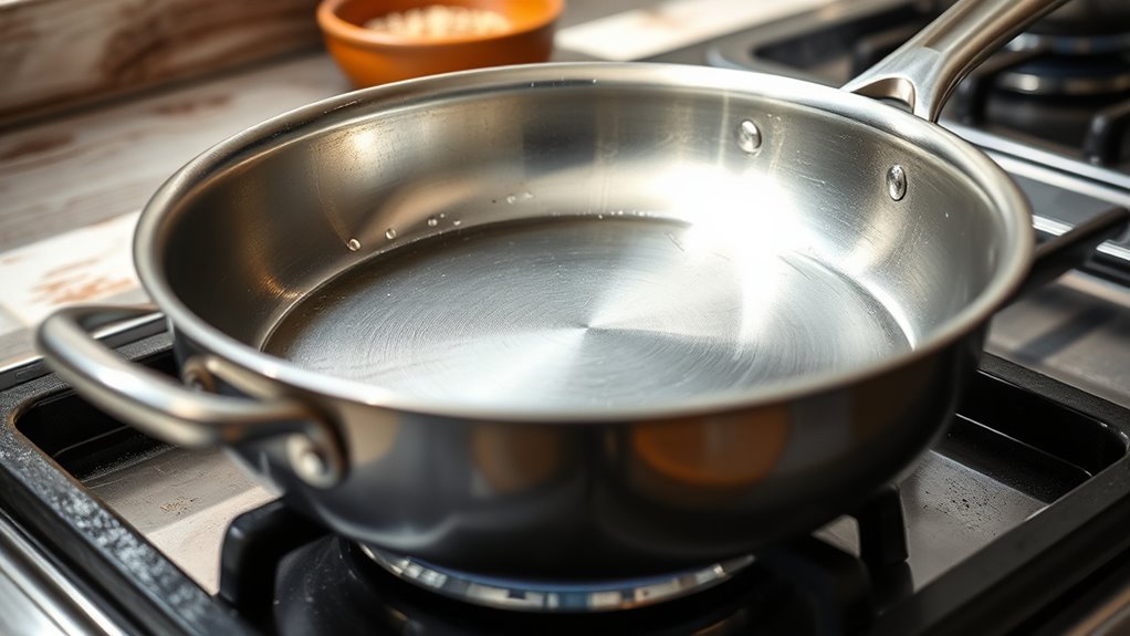 seasoning improves stainless steel