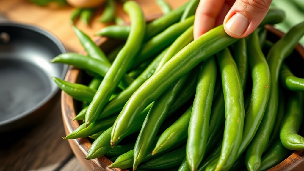 select vibrant snap fresh beans