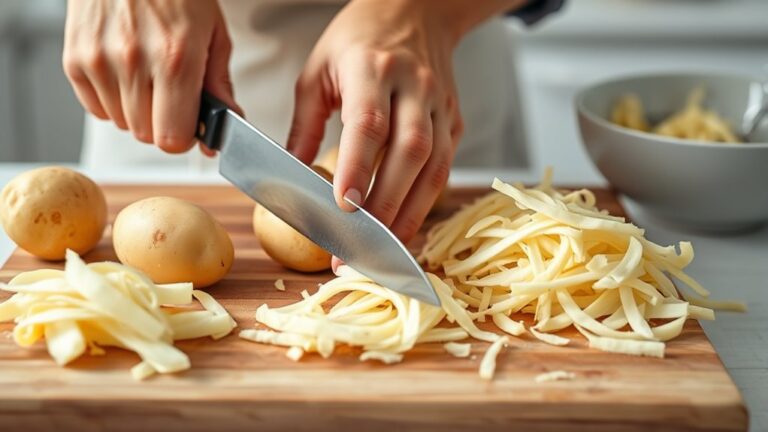 shredding potatoes without grater
