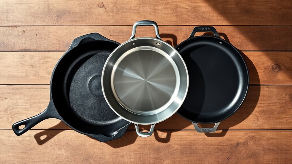 skillet materials and performance