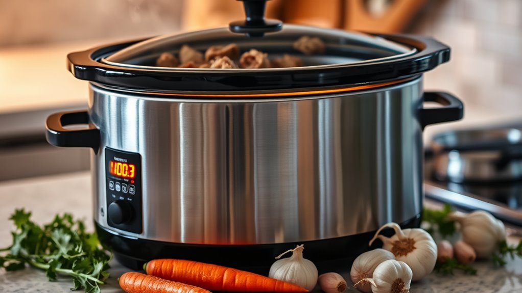 slow cooker temperature range