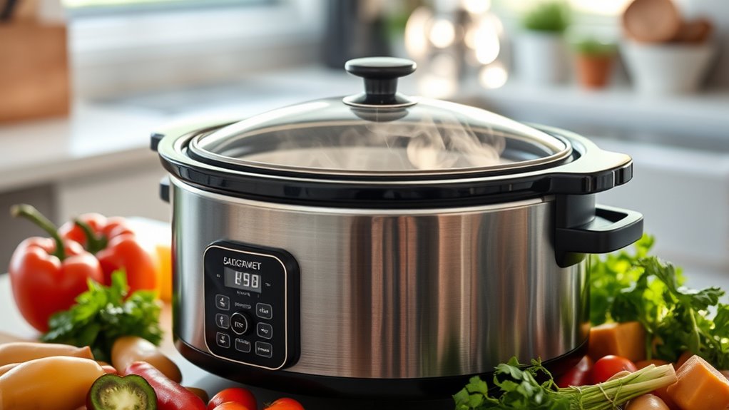 slow cooking at low heat