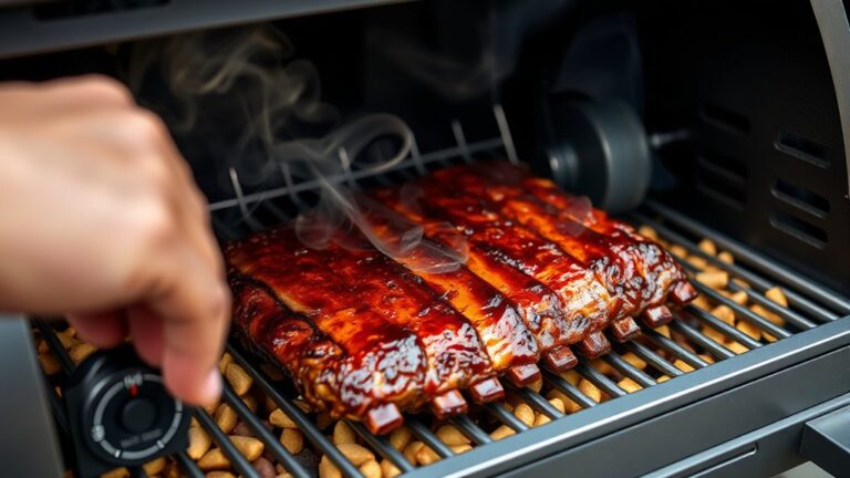 smoke ribs on pellet grill