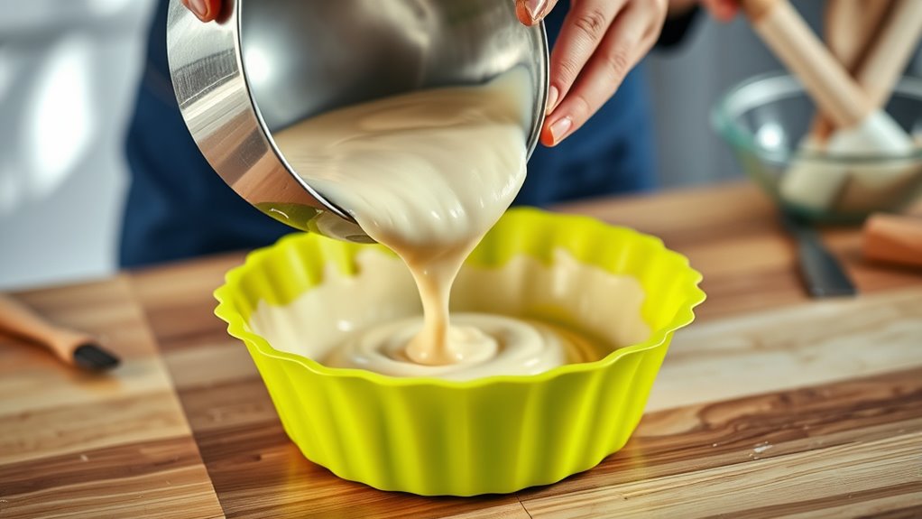 smooth well mixed batter