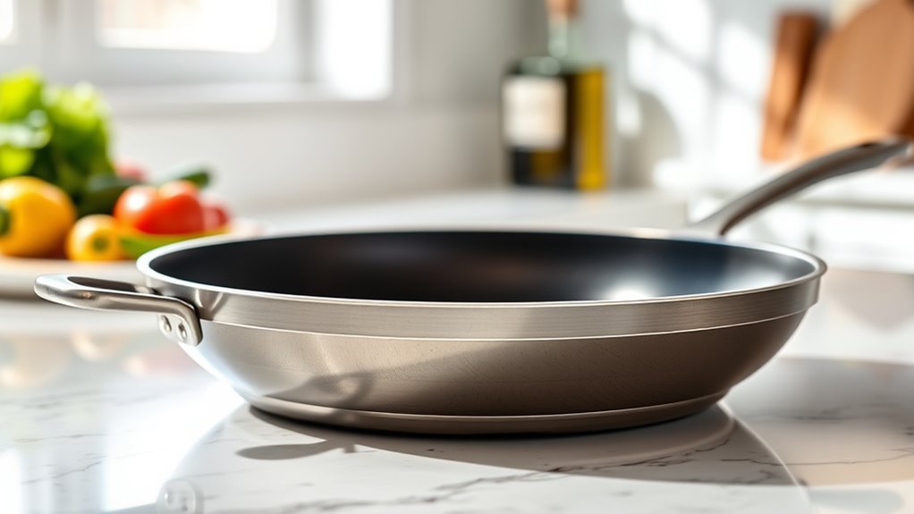 stainless steel with non stick