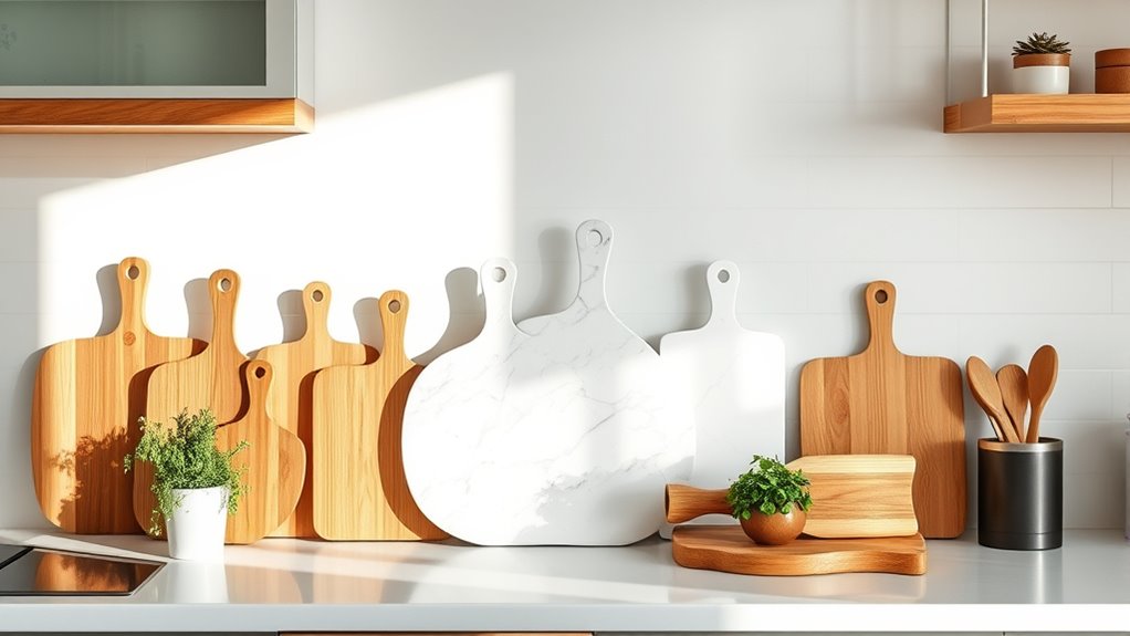stylish kitchen counter display