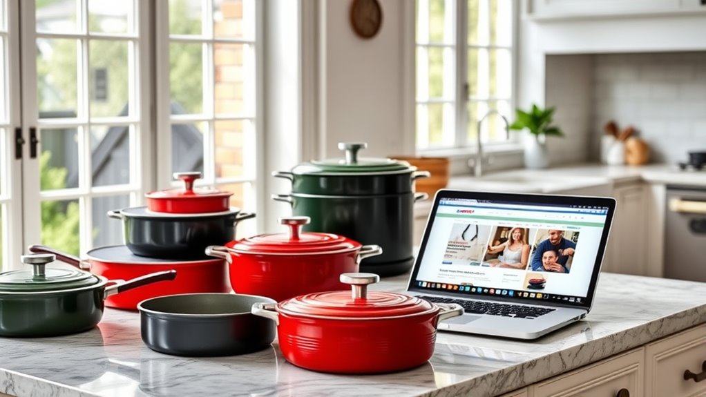 trusted retailers ensure authentic cookware