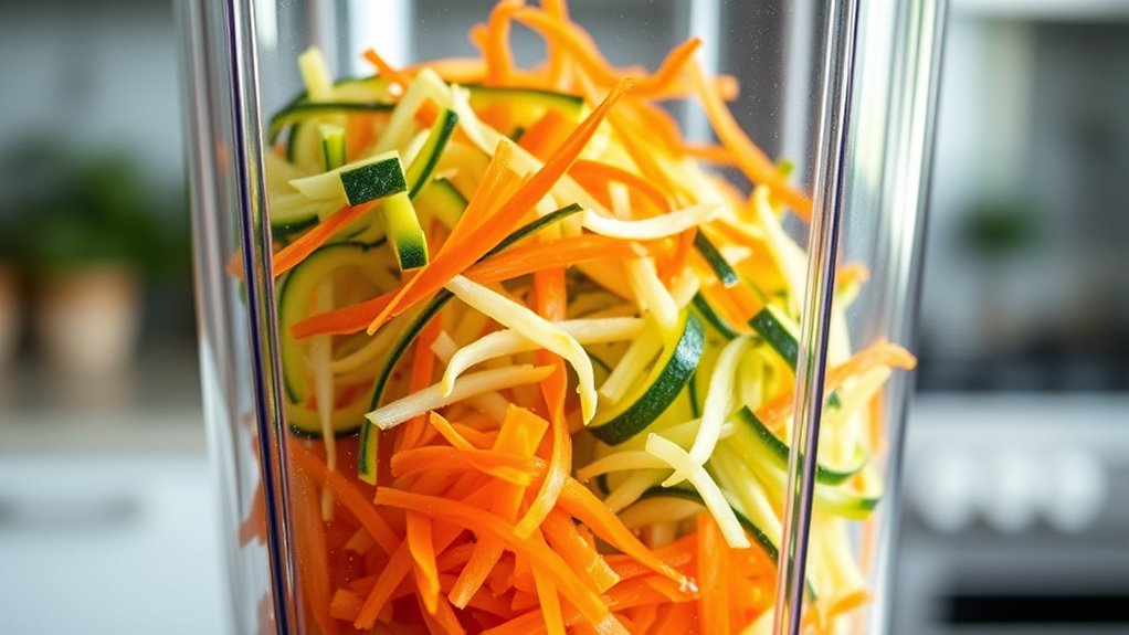 use blender for shredding