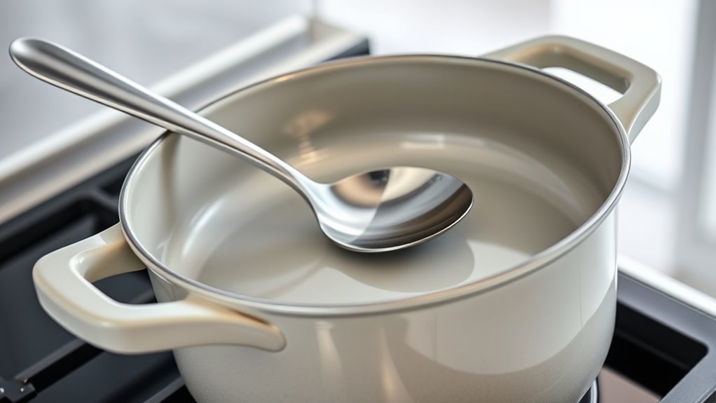 use gentle utensils carefully