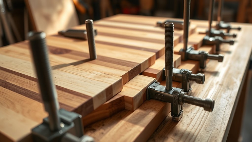 use strong glue and clamps