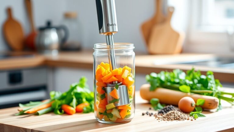 using a hand blender